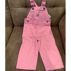 COPY - Carhartt Infant/Toddler Overalls in Pink